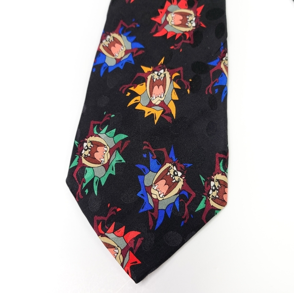 Vintage 1995 Taz Tasmanian Devil Looney Tunes Tie - Picture 2 of 6